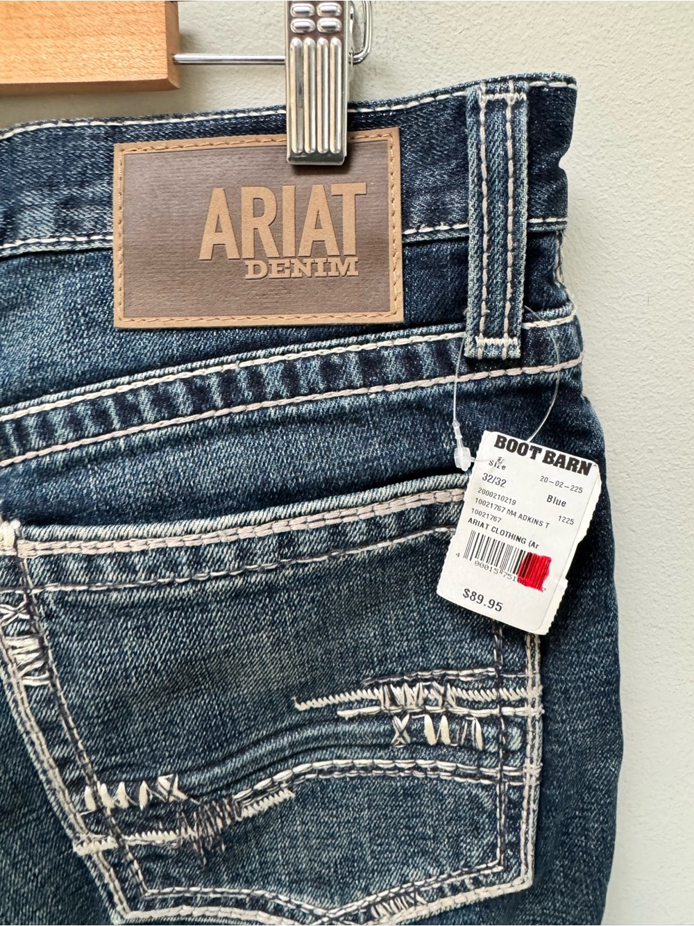 NWT! Ariat M4 Jeans Men’s 32x32 Relaxed Bootcut Western Work Denim - Picture 4 of 5